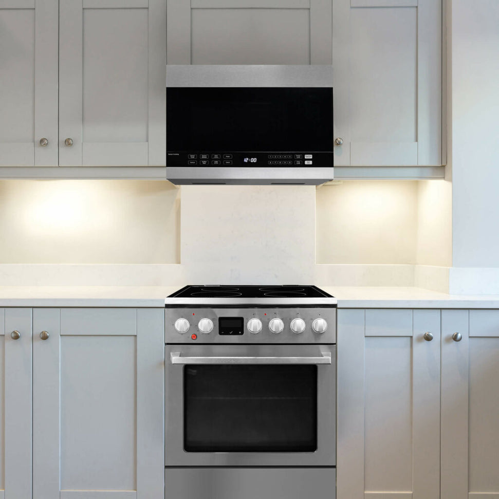 Danby - 1.4 cu. ft. Over The Range Stainless Steel Microwave Oven - DOM014401G1