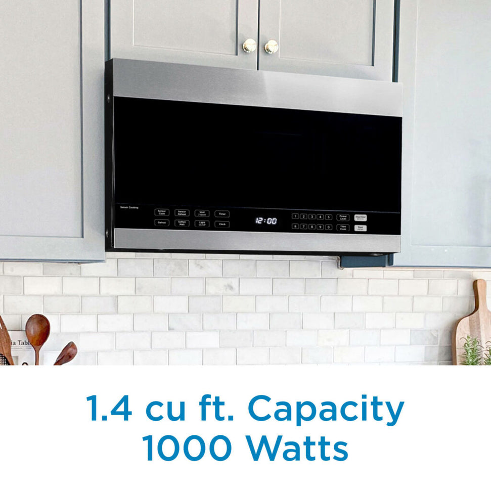 Danby - 1.4 cu. ft. Over The Range Stainless Steel Microwave Oven - DOM014401G1