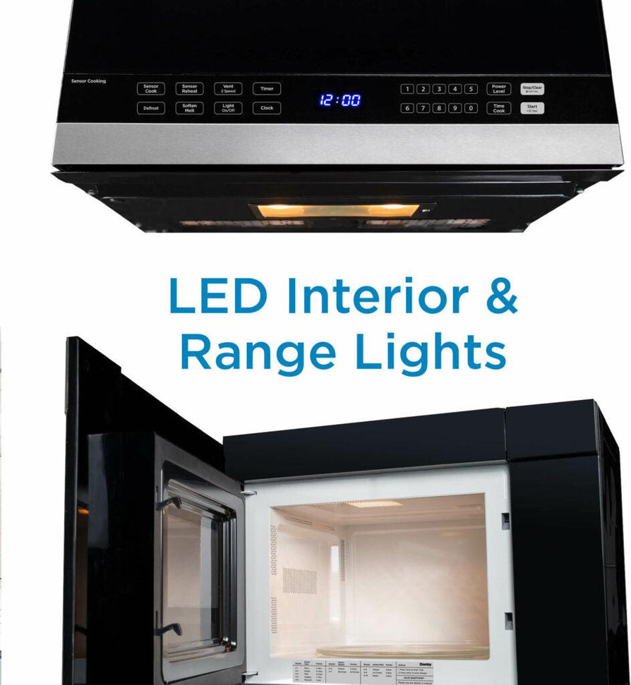 Danby - 1.4 cu. ft. Over The Range Stainless Steel Microwave Oven - DOM014401G1