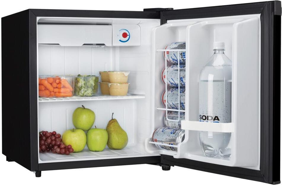Danby - 1.6 cu.ft. Black Compact Refrigerator - DCR016A3BDB
