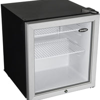Danby - 1.6 cu.ft. Compact Platinum Glass Door Fridge - DAG016A2BDB