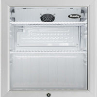 Danby - 1.6 cu.ft. Compact Platinum Glass Door Fridge - DAG016A2BDB