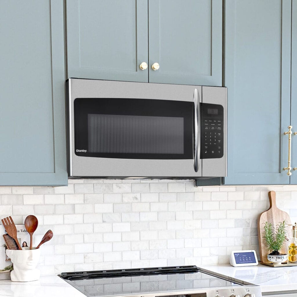Danby - 1.6 cu.ft. Over The Range Stainless Steel Microwave Oven - DOM16A2SSDB