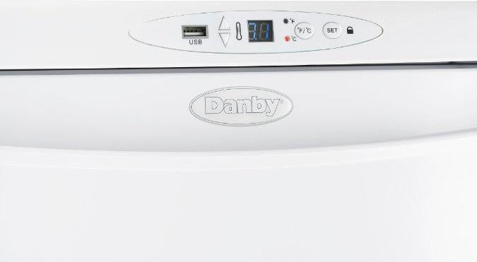 Danby - 1.6 cu.ft. White Medical Fridge with Digital Data Logger - DH016A1W-D
