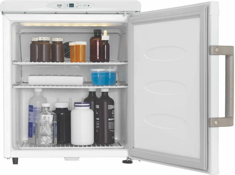 Danby - 1.6 cu.ft. White Medical Fridge with Temperature Monitoring Device - DH016A1W-T