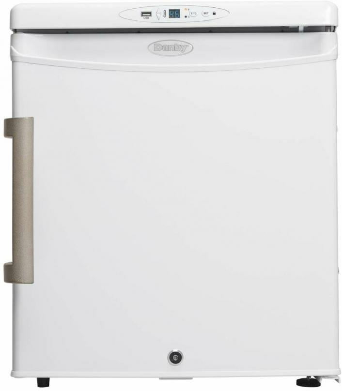 Danby - 1.6 cu.ft. White Medical Fridge with Temperature Monitoring Device - DH016A1W-T