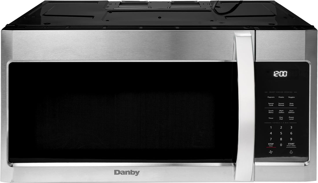 Danby - 1.7 cu.ft. Stainless Steel Over The Range Microwave Oven - DOM1741BSSDB