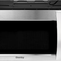 Danby - 1.7 cu.ft. Stainless Steel Over The Range Microwave Oven - DOM1741BSSDB