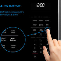 Danby - 1.7 cu.ft. Stainless Steel Over The Range Microwave Oven - DOM1741BSSDB