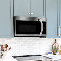 Danby - 1.7 cu.ft. Stainless Steel Over The Range Microwave Oven - DOM1741BSSDB