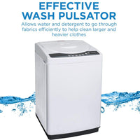 Danby - 1.8 cu. ft. Compact Top Load White Washing Machine - DWM065A1WDB-6