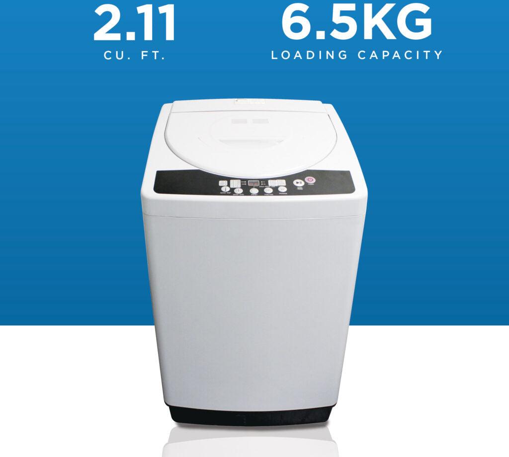 Danby - 1.8 cu. ft. Compact Top Load White Washing Machine - DWM065A1WDB-6
