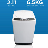 Danby - 1.8 cu. ft. Compact Top Load White Washing Machine - DWM065A1WDB-6