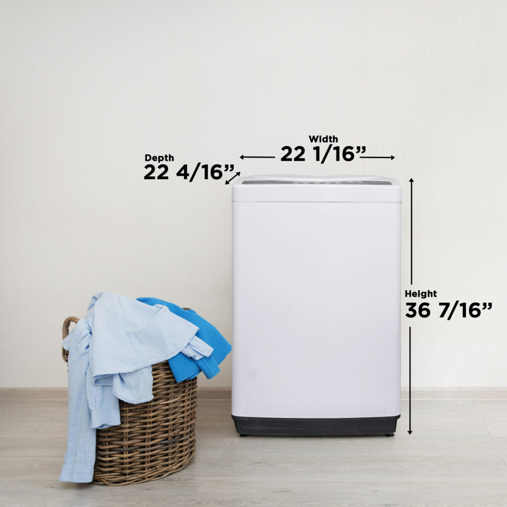 Danby - 1.8 cu. ft. Compact Top Load White Washing Machine - DWM065A1WDB-6