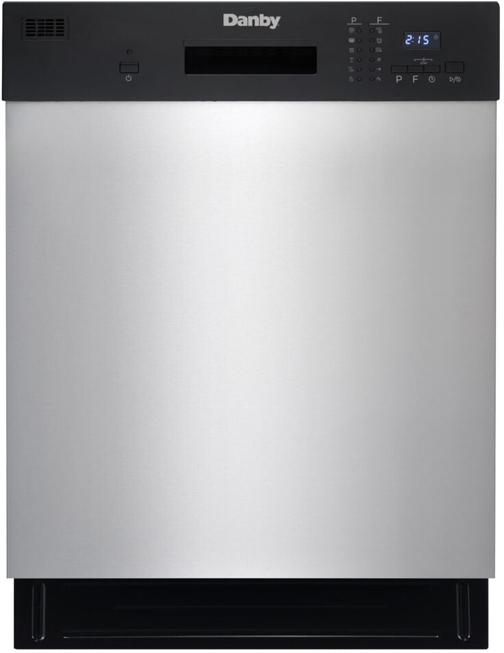 Danby - 24" Built-In Dishwasher With Stainless look - DDW2404EBSS
