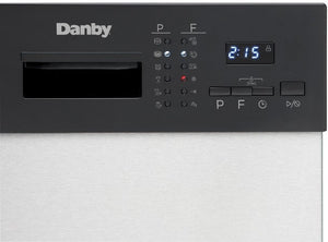 Danby - 24" Built-In Dishwasher With Stainless look - DDW2404EBSS
