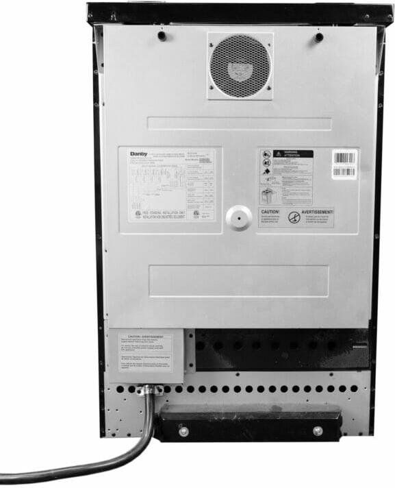 Danby - 24″ TruAirFry Smooth Top Stainless Steel Slide-in Electric Range - DRCA240BSSC