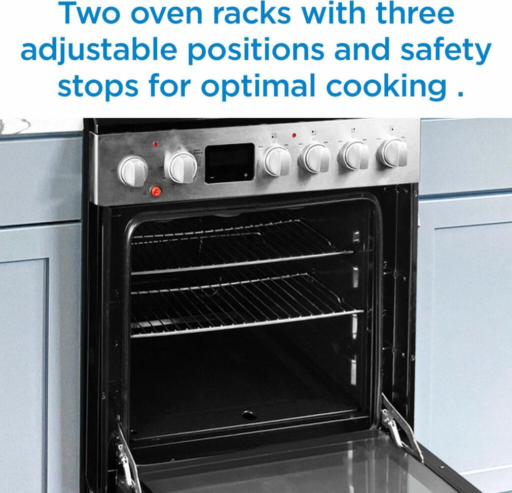 Danby - 24″ TruAirFry Smooth Top Stainless Steel Slide-in Electric Range - DRCA240BSSC