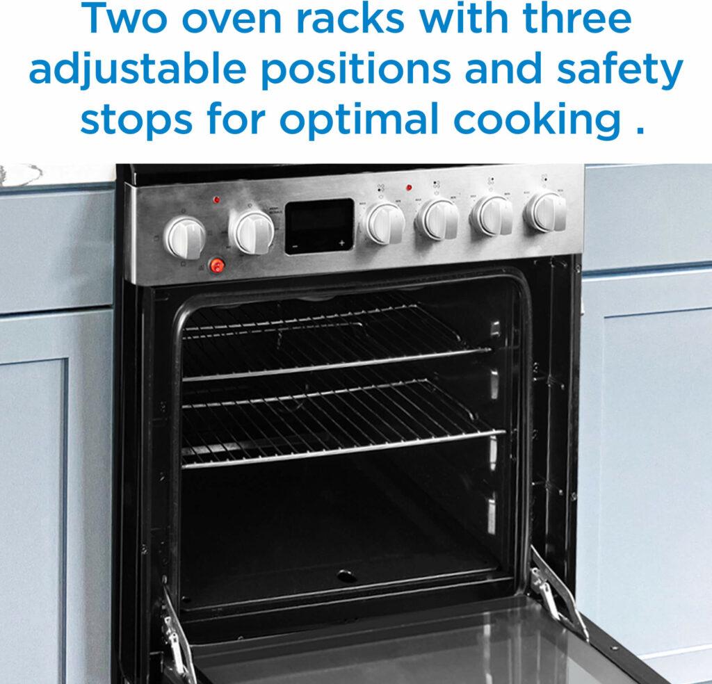 Danby - 24″ TruAirFry Smooth Top Stainless Steel Slide-in Electric Range - DRCA240BSSC