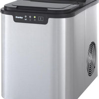 Danby - 25 lbs. Countertop Stainless Steel Ice Maker - DIM2500SSDB
