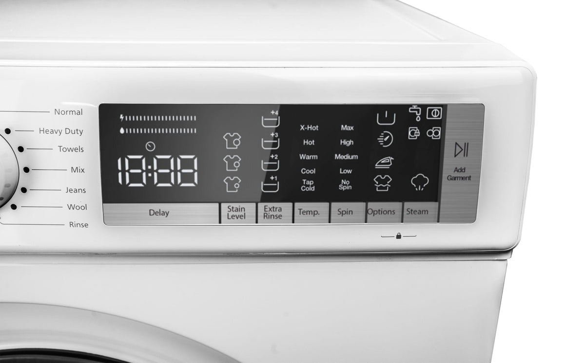 Danby - 2.2 cu. ft. Stackable Front Load White Washing Machine with Steam - DWM022D3WDB