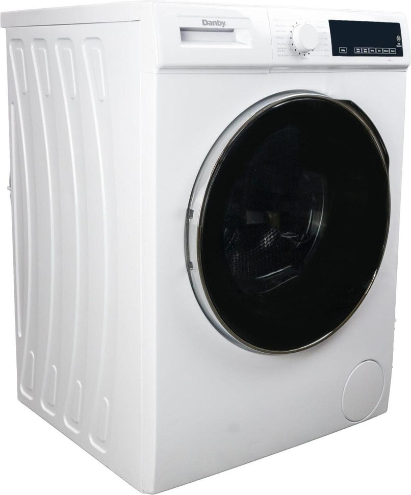 Danby - 2.2 cu. ft. Stackable Front Load White Washing Machine with Steam - DWM022D3WDB