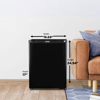 Danby - 2.2 cu.ft. Black Compact Fridge - DAR022A1BDB