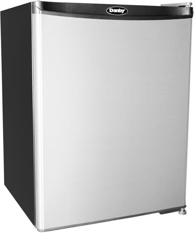 Danby - 2.2 cu.ft. Stainless Steel Compact Fridge - DAR022A1SLDB