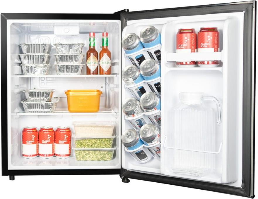 Danby - 2.2 cu.ft. Stainless Steel Compact Fridge - DAR022A1SLDB