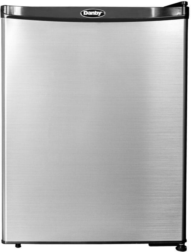 Danby - 2.2 cu.ft. Stainless Steel Compact Fridge - DAR022A1SLDB