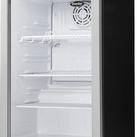 Danby - 2.6 cu.ft. Compact Glass Door Platinum Fridge - DAG026A2BDB