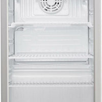 Danby - 2.6 cu.ft. Compact Glass Door Platinum Fridge - DAG026A2BDB