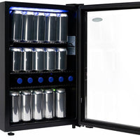 Danby - 2.6 cu.ft. Free-Standing Beverage Center In Stainless Steel - DBC026A1BSSDB