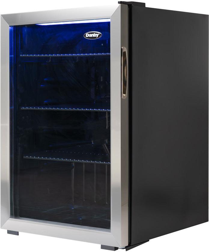 Danby - 2.6 cu.ft. Free-Standing Beverage Center In Stainless Steel - DBC026A1BSSDB