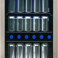 Danby - 2.6 cu.ft. Free-Standing Beverage Center In Stainless Steel - DBC026A1BSSDB