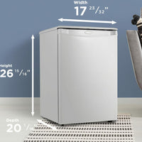 Danby - 2.6 cu.ft. White Compact Fridge - DAR026A1WDD