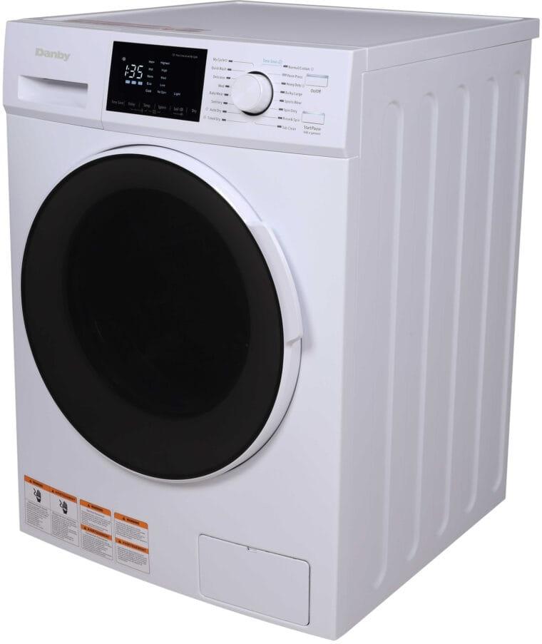 Danby - 2.7 cu. ft. All-In-One Ventless White Washer & Dryer - DWM120WDB-3