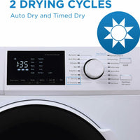 Danby - 2.7 cu. ft. All-In-One Ventless White Washer & Dryer - DWM120WDB-3