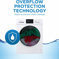 Danby - 2.7 cu. ft. All-In-One Ventless White Washer & Dryer - DWM120WDB-3