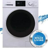Danby - 2.7 cu. ft. All-In-One Ventless White Washer & Dryer - DWM120WDB-3