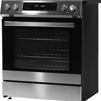 Danby - 30” Stainless Steel Slide in Induction Range with LED Touch Control - DIRC300BSSC