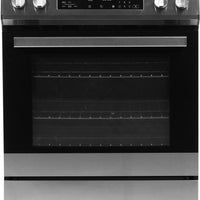 Danby - 30” Stainless Steel Slide in Induction Range with LED Touch Control - DIRC300BSSC