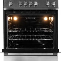 Danby - 30” Stainless Steel Slide in Smooth Top Electric Range with Knob Controls - DRRM300BSSC