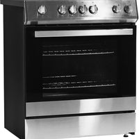 Danby - 30” Stainless Steel Slide in Smooth Top Electric Range with Knob Controls - DRRM300BSSC