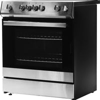 Danby - 30” Stainless Steel Slide in Smooth Top Electric Range with Knob Controls - DRRM300BSSC