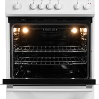 Danby - 30” White Slide in Smooth Top Electric Range with Knob Controls - DRRM300WC
