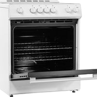 Danby - 30” White Slide in Smooth Top Electric Range with Knob Controls - DRRM300WC
