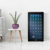 Danby - 36 Bottle Free-Standing Black Wine Cooler - DWC036A2BDB-6