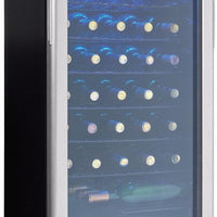 Danby - 36 Bottle Free-Standing Platinum Wine Cooler - DWC350BLP