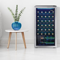 Danby - 36 Bottle Free-Standing Wine Cooler In Stainless Steel - DWC036A1BSSDB-6